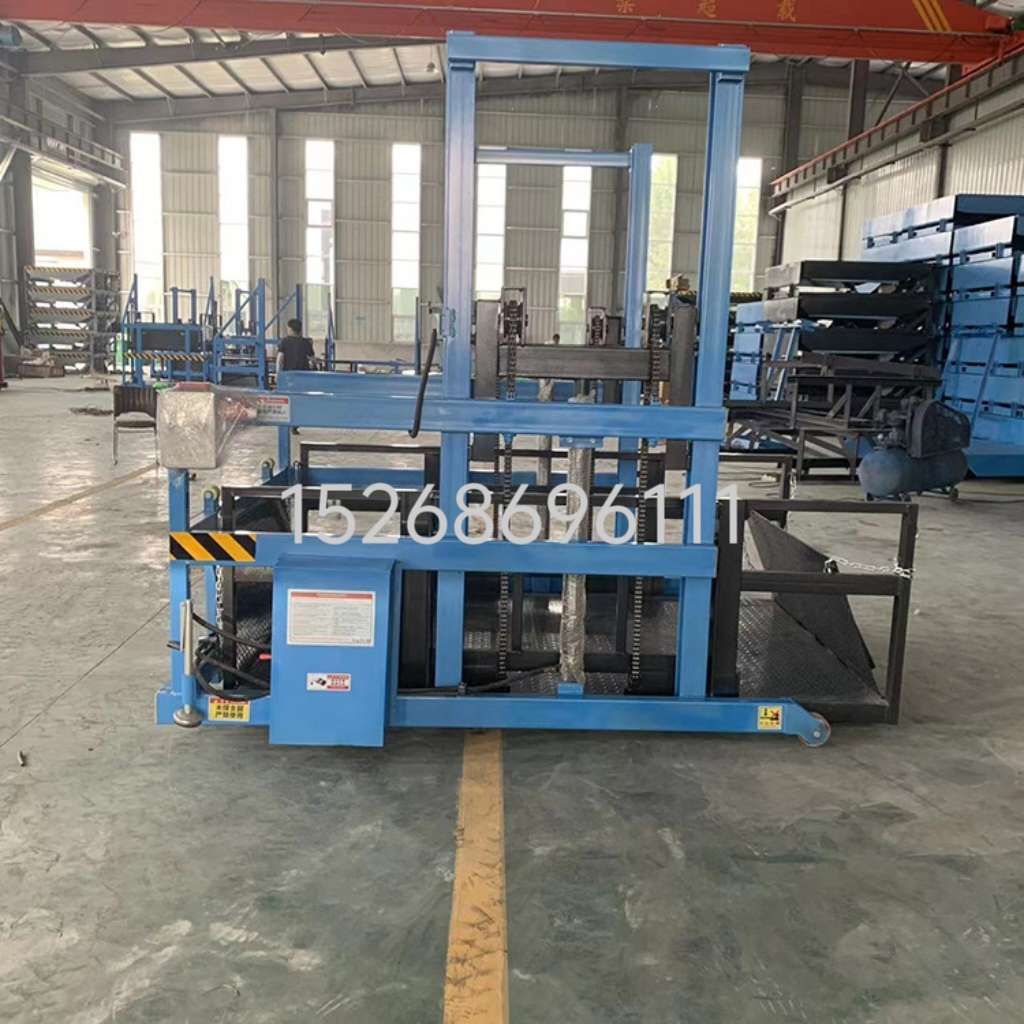 Factory warehouse logistics handling lifting platform, electric hydraulic lift, 2-ton and 3-ton mobile loading and unloading platform detail image 9