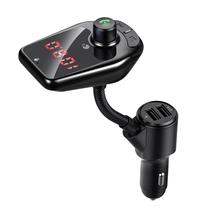 d5 new vehicular bluetooth mp3 player bluetooth hands-free bluetooth player fm transmitter dual-port car charger
