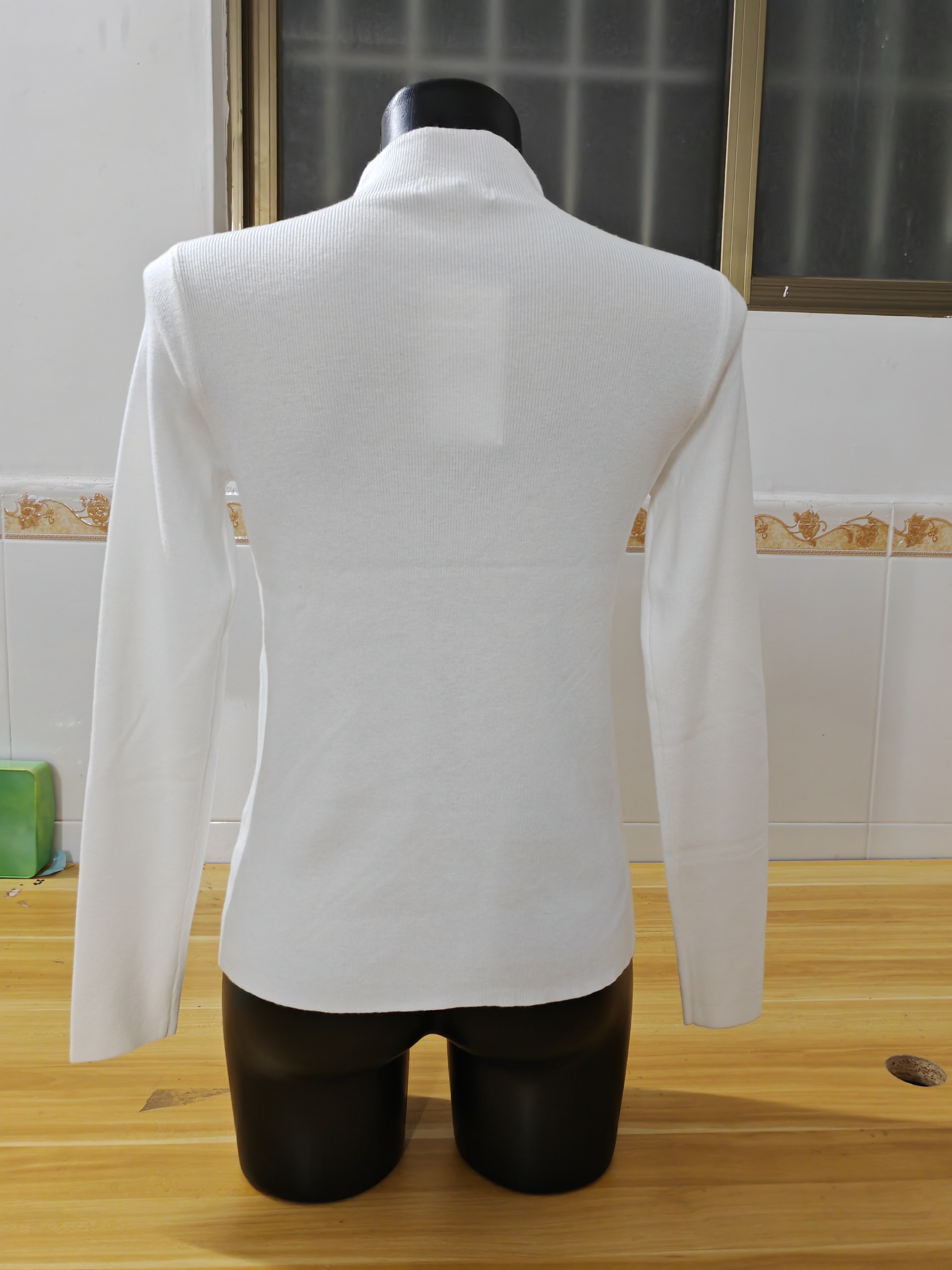 2025 New Half Turtleneck Base Shirt De Velvet High Sense Hollow (6 Colors) H1014 Application Scenario