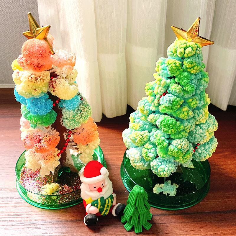large magic tree colorful christmas tree magical watering blooming paper tree crystallization creative christmas gift