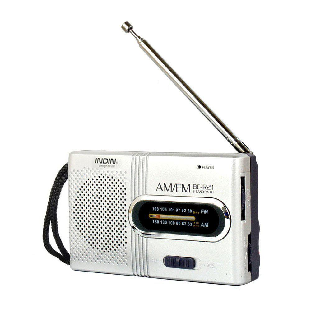 cross-border direct supply indin portable radio recorder am fm player mp3 walkman