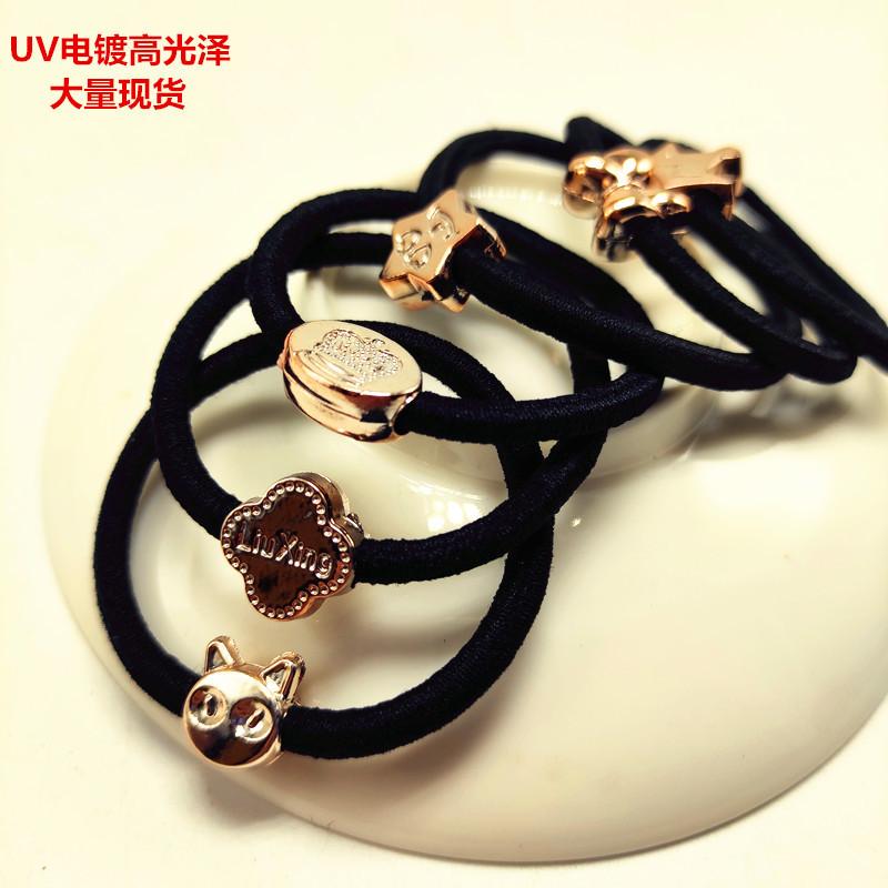 high quality high elastic golden balls hair band hair rope wholesale cute apple hair rope rubber band hair band small gift wholesale