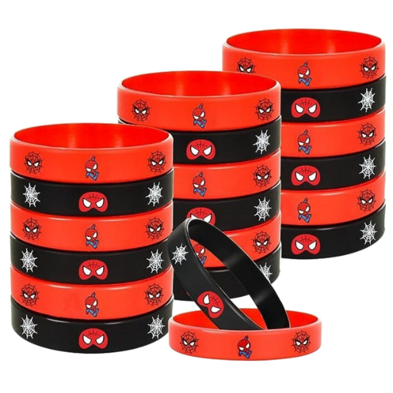 Anime League of Legends themed silicone wristbands, fashionable men and women, Spider-Man Party commemorative rubber wristbands. Anime League of Legends themed silicone wristbands, fashionable men and women, Spider-Man party commemorative rubber wristbands details Picture