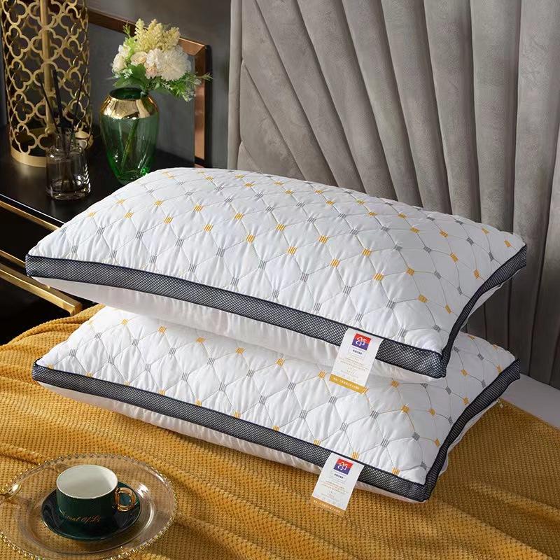 factory direct sales five-star hotel pillows single dormitory household hotel hotel bed & breakfast pillow pillow one-pair package