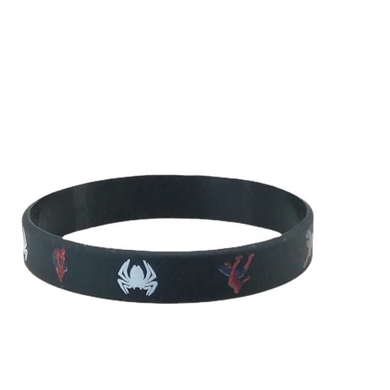 Anime League of Legends themed silicone wristbands, fashionable men and women, Spider-Man Party commemorative rubber wristbands. Anime League of Legends themed silicone wristbands, fashionable men and women, Spider-Man party commemorative rubber wristbands Item Picture