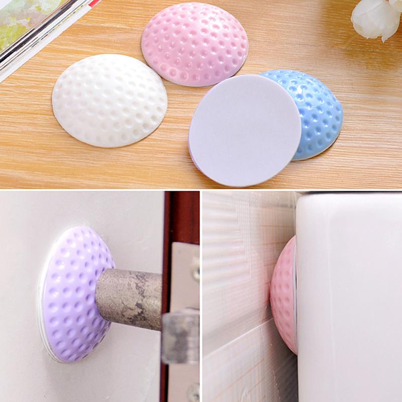 Direct Supply Silencer round Rubber Door Handle Collision Pad Silent Door Rear Wall Thickened Bumper Strip Collision Pad