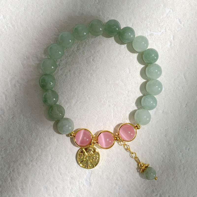 Original men's and women's yellow agate bracelet with a touch of sophistication, sweet and fresh, simple and elegant style. Wholesale in stock, sweet and fresh Application Scenario