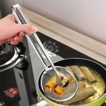 Frying Oil Filter Clip Drain Oil Food Clip Leaking Frying Clip Conder Stainless Steel Fried Food Conder Filter Net