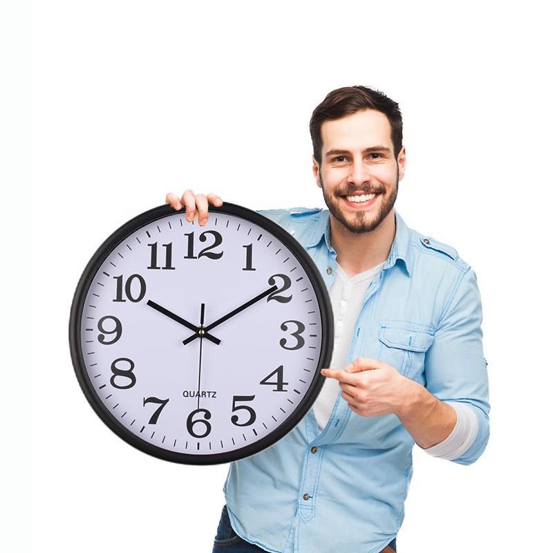 Modern Minimalist Wall Clock Living Room Bedroom Office Clock Mute Cartoon Modern Creative Pocket Watch Quartz Clock Wholesale