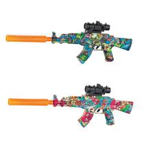 cross-border ak manual continuous hair boy toy gun amazon m416 graffiti new multi-style outdoor wholesale toys