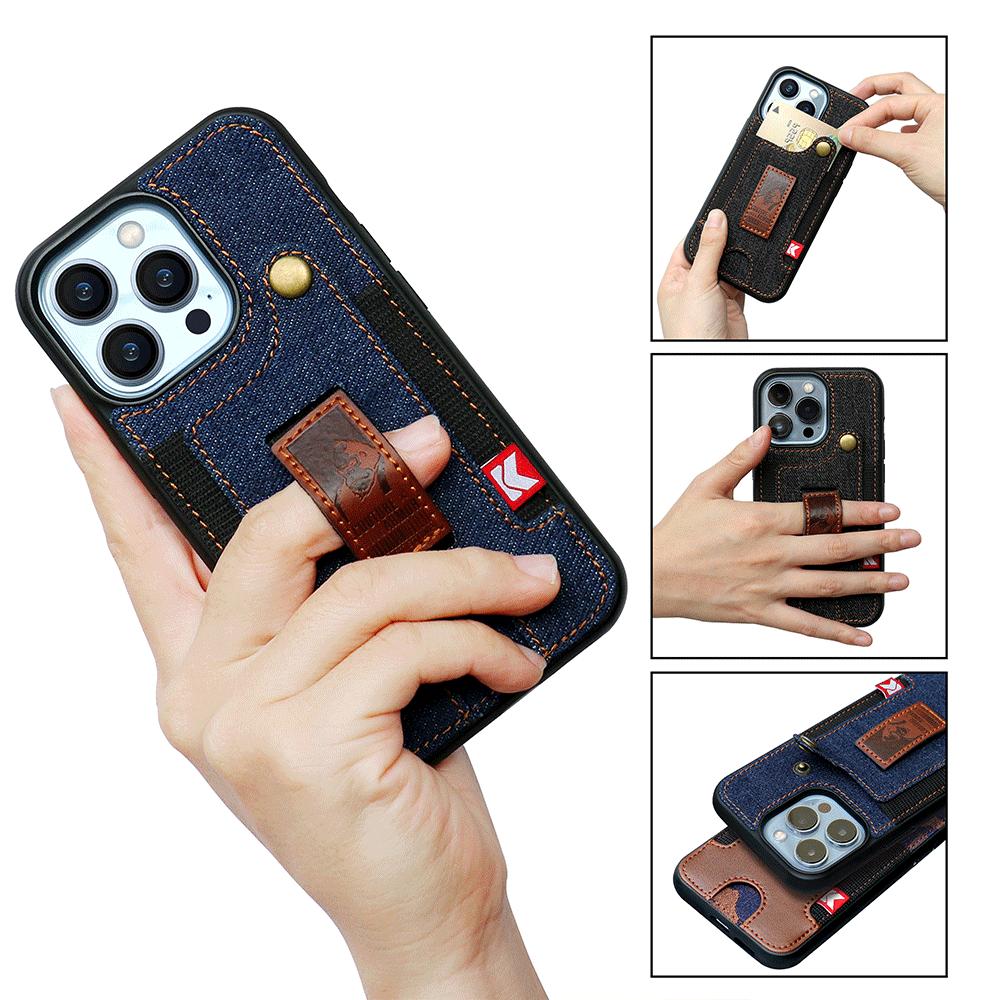 suitable for iphone13pro phone case apple 14 card wrist strap phone case iphone14 phone case