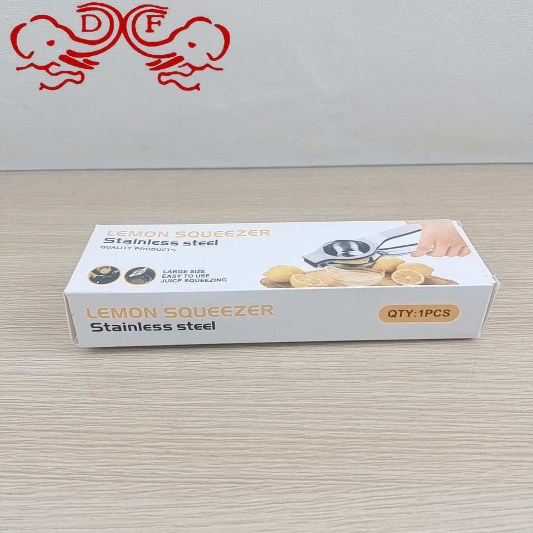 DF99689 Stainless steel Manual Juicer Kitchen Gadget Squeezer Multifunctional hand juicer Lemon clip DF TRADINGHOUSE Item Picture