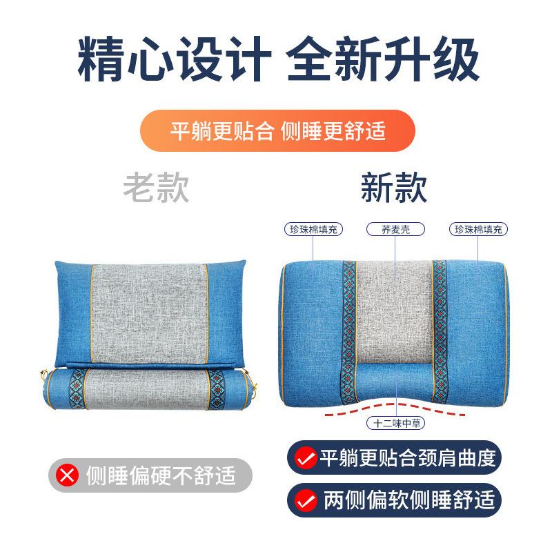 factory direct supply cervical pillow head care stretch cervical pillow candy shaped pillow buckwheat hull ketsumeishi cylinder Item Picture