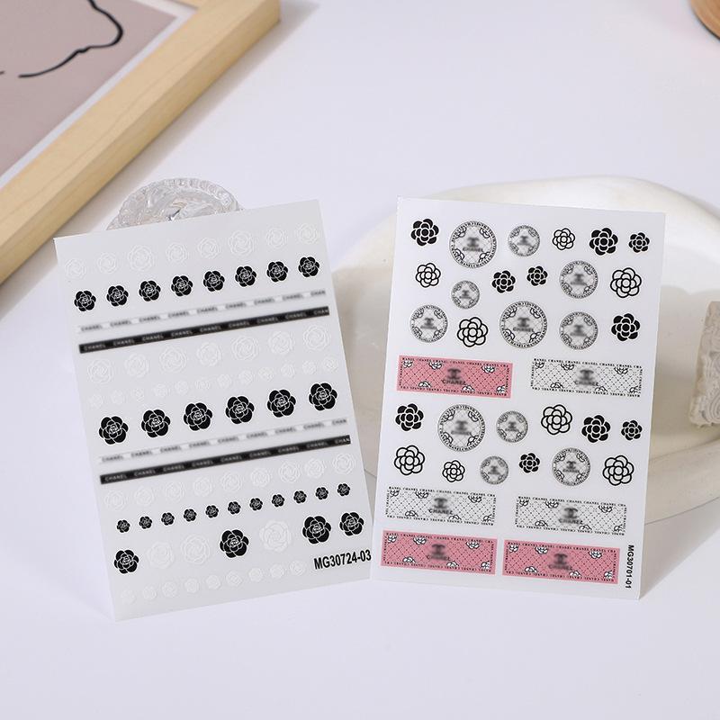 rose nail art japanese classic style nail art metal zircon ornament camellia mold c letter relief nail sticker