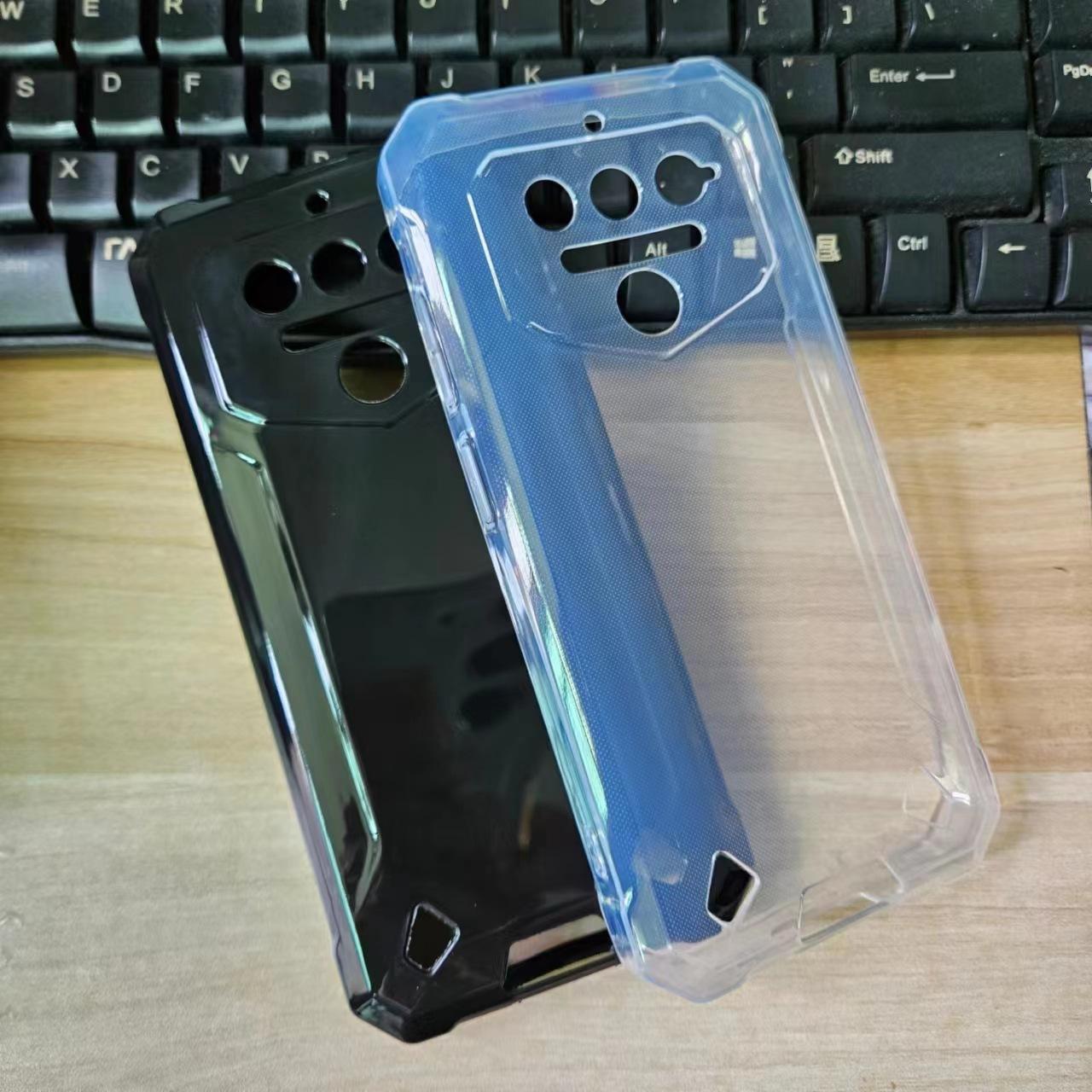 applicable to oukitel wp23 phone case mobile phone case protective shell glossy full transparent material tpu soft