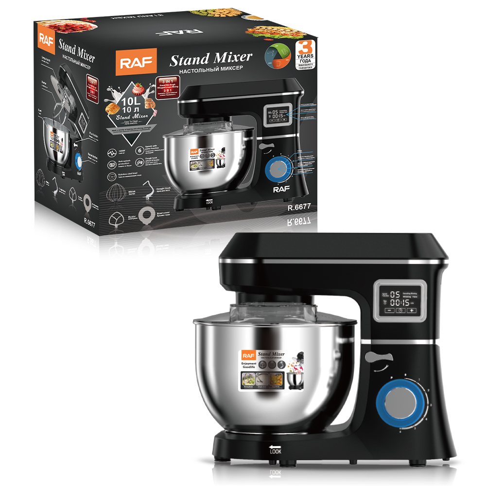 Multi-functional chef dough mixer, food egg beating and dough mixing mixer, commercial super-large capacity dough mixer R.6677 pic 4