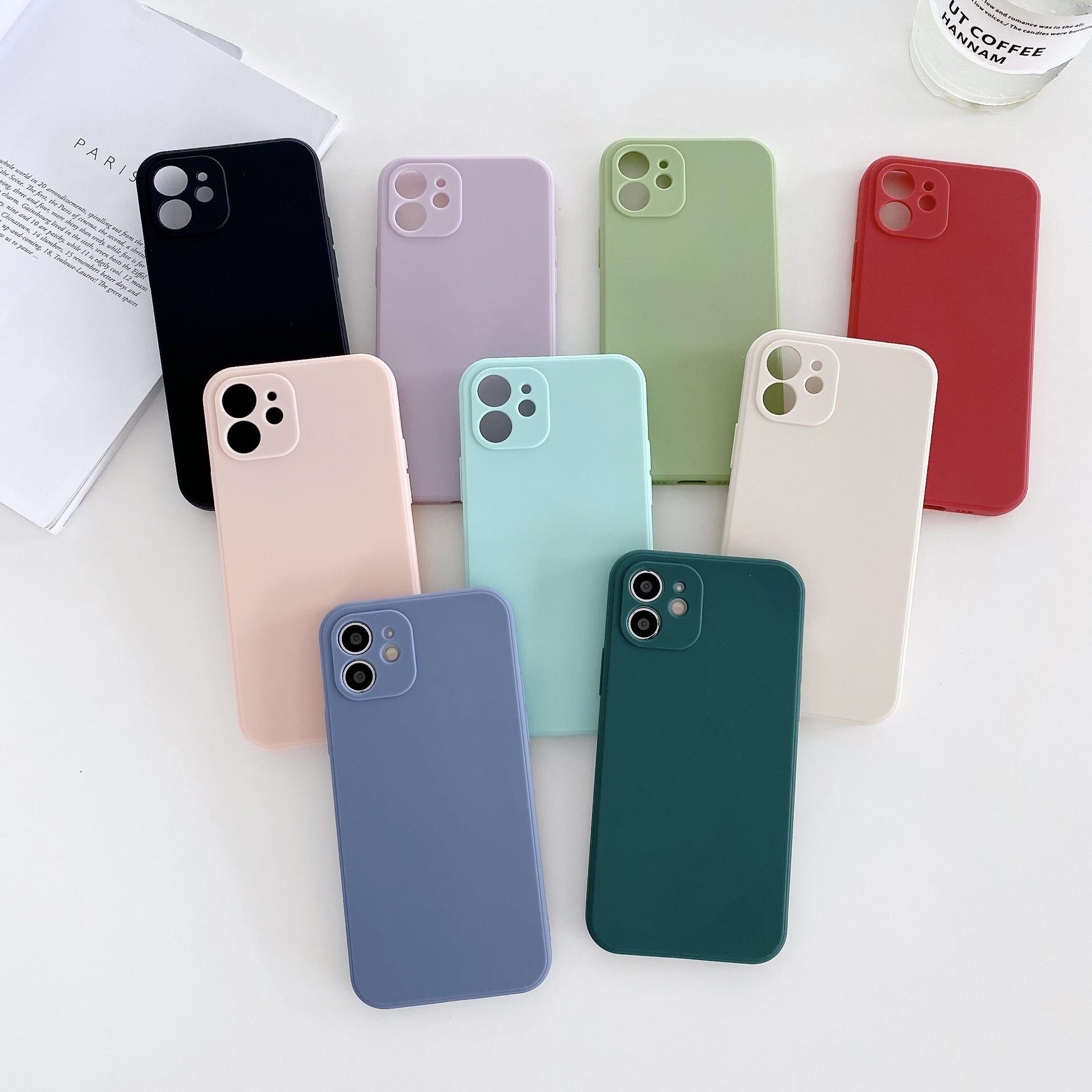 suitable for apple 5 phone case iphone6 rubik's cube 7/8 straight edge se2/3 liquid x/xs silicone plus protective case