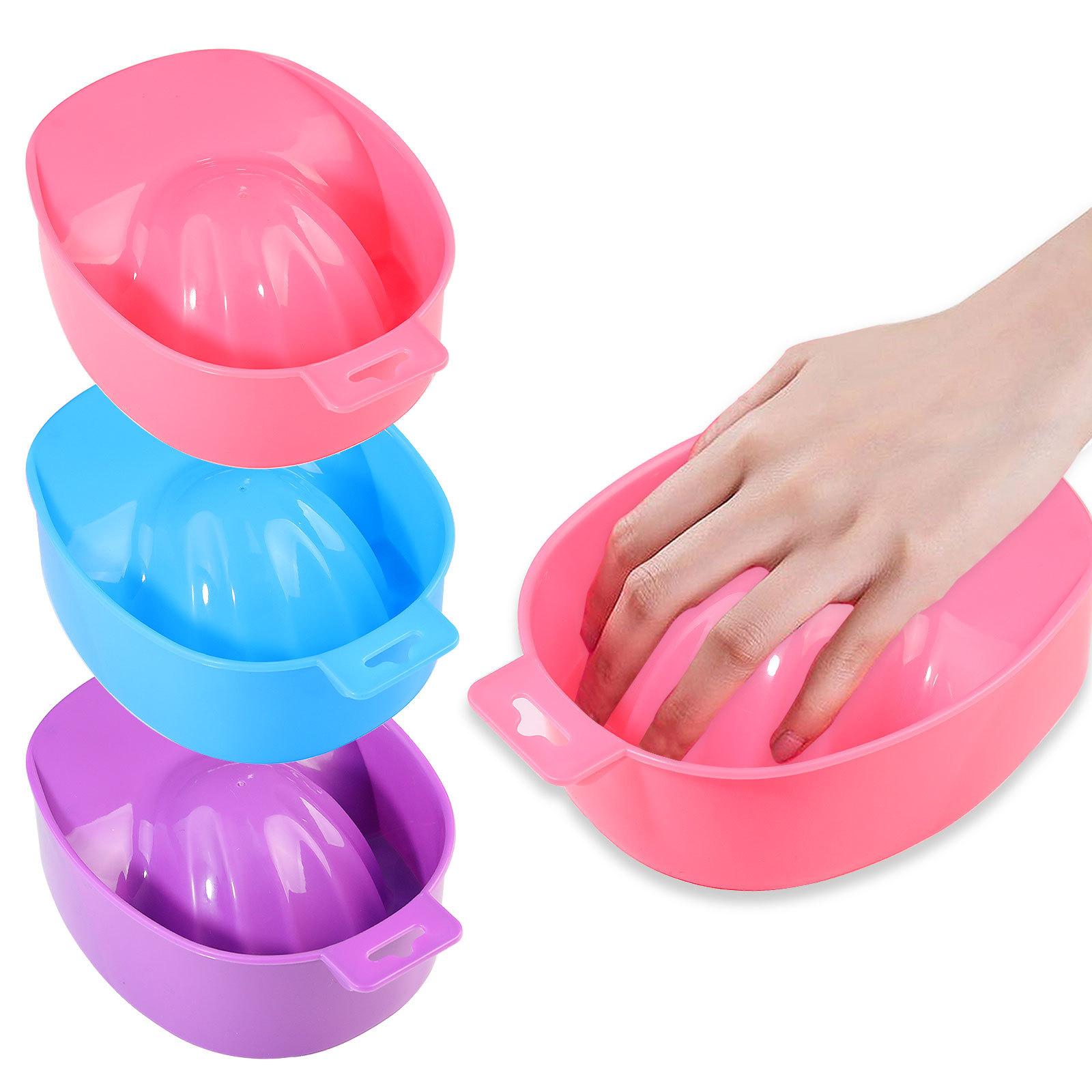 nail beauty product tools dead skin cleaning software care bowl nail hand cutin single double layer manicure bowl 3 colors