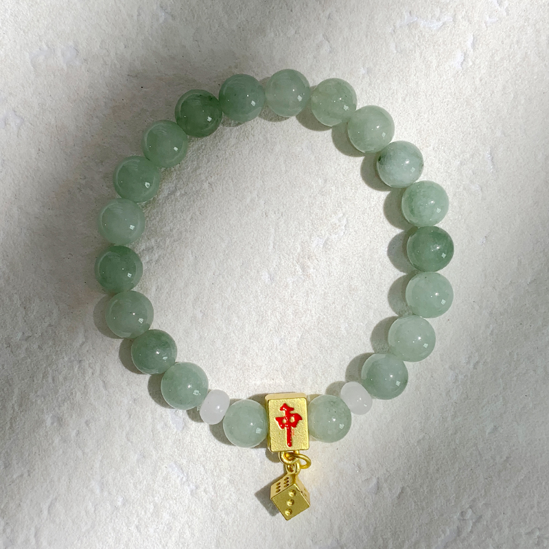 碧玉玉髓手链原创男女款黄玉髓手串高级感甜美小清新简约现货批发甜美小清新详情5