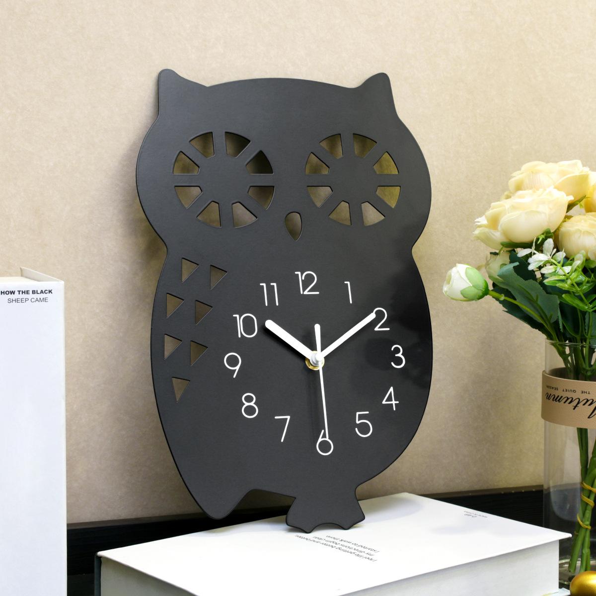 modern simple metal creative wall clock for living room and kitchen bedroom dining room and office decorations