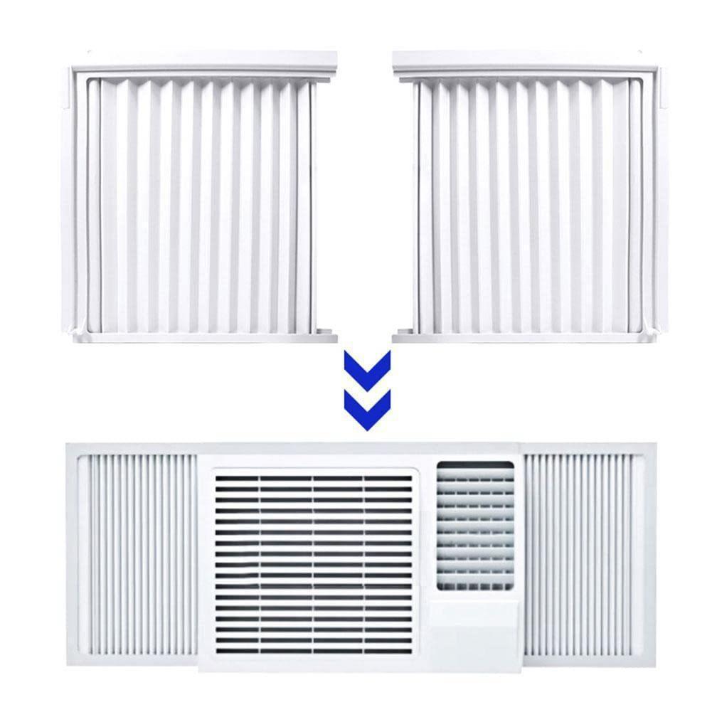 window machine air conditioner window air conditioner mobile air conditioner window baffle window seal plate louver retractable wind shield