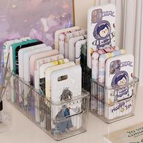 phone case storage box good-looking classroom office student dormitory light luxury cute girl phone case storage rack
