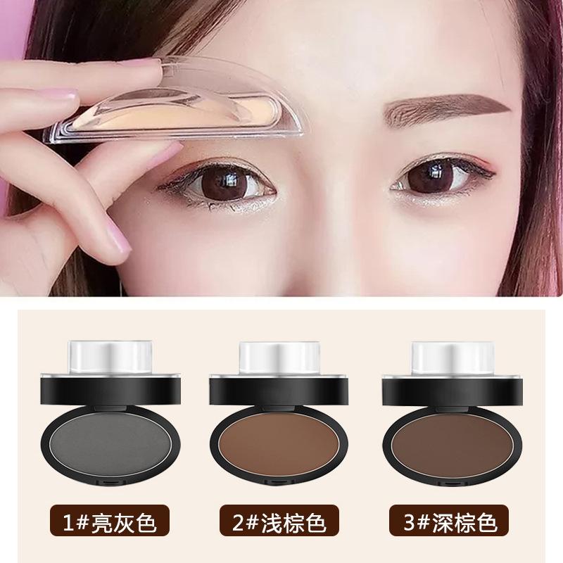 thrush gadget lazy eyebrow stamp powder flat eyebrow waterproof and sweatproof not easy to smudge beginner china-made makeup wholesale