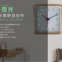 new wall light luxury mute luminous wall clock large simple home living room wall clock
