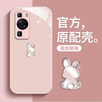 applicable to huawei p60 phone case new art rabbit p50 advanced sense all-inclusive p40 glass p30pro protective case