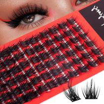 Cross-Border New Product Segmented Individual False Eyelash False Eyelashes Single Cluster Large Capacity Daily Makeup Grafting Eyelash