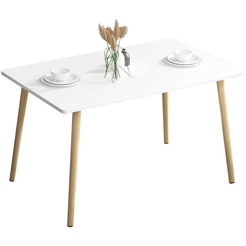 lrca dining table household small apartment simple table rectangular nordic solid wood leg dining table living room practical dining table Item Picture