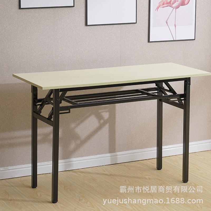 simple folding table in stock wholesale long table for training office conference learning table outdoor rectangular computer desk