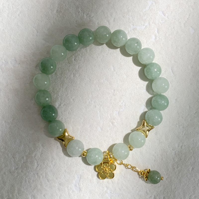 碧玉玉髓手链原创男女款黄玉髓手串高级感甜美小清新简约现货批发甜美小清新