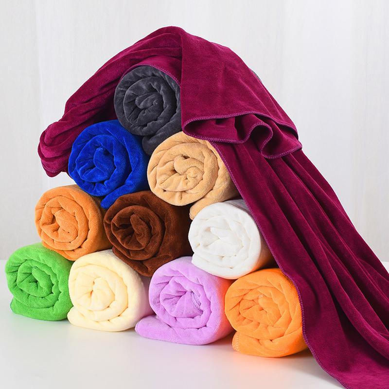 fine fiber bath towel 80*180 bath pedicure beauty salon bed towel soft suction car wiper car wash towel
