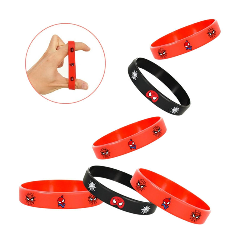 Anime League of Legends themed silicone wristbands, fashionable men and women, Spider-Man Party commemorative rubber wristbands. Anime League of Legends themed silicone wristbands, fashionable men and women, Spider-Man party commemorative rubber wristbands Application Scenario