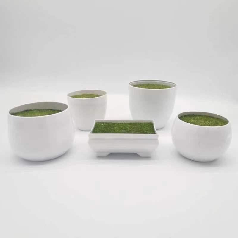artificial flower plant bonsai plastic flower pot pot flower arrangement diy supplies with foam round pot succulent gardening