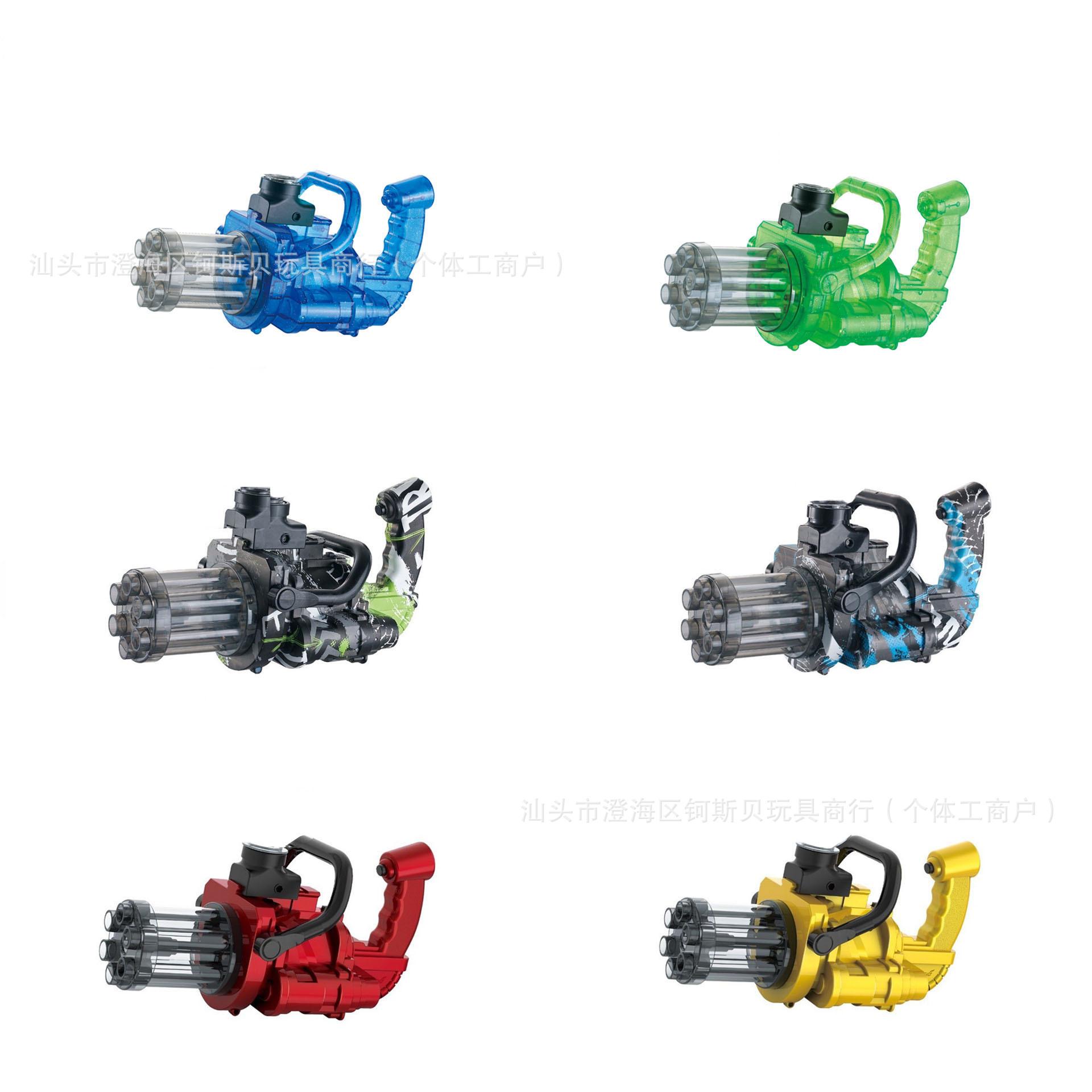 cross-border children's safety soft bullet gun electric high-speed continuous hair gatling with light m416 outdoor game toy gun
