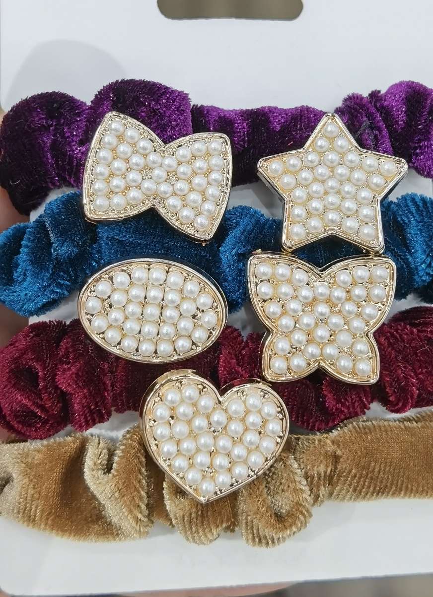 时尚饰品精致发饰 头饰发圈优雅头绳 独特大肠圈女士头饰精品推荐饰品头饰头绳发圈大肠圈详情图5