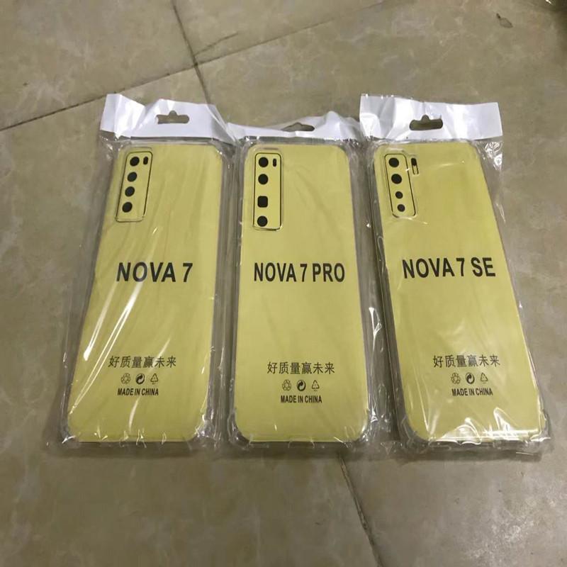 new applicable to huawei mate30pro phone case transparent airbag drop-resistant pc shell mate30 protection set