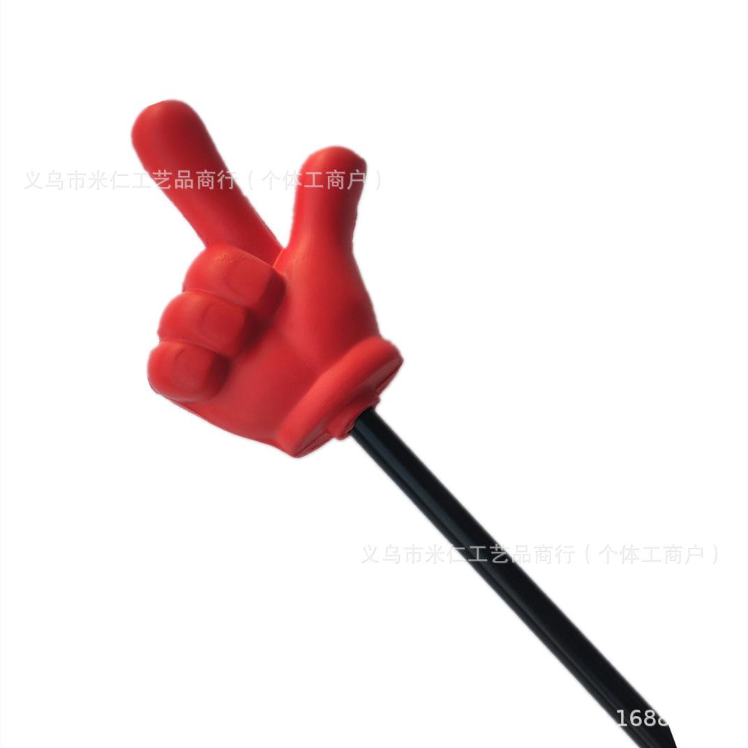 pu small hand stone scissors cloth like game insertion pole toy gun hand group building props for wedding