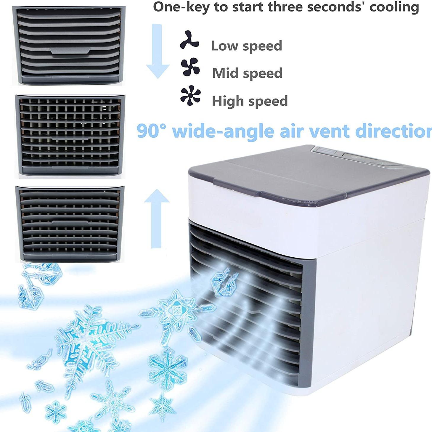 second generation mini desktop air cooler charging fan new small air conditioner new portable usb humidifier air conditioner fan