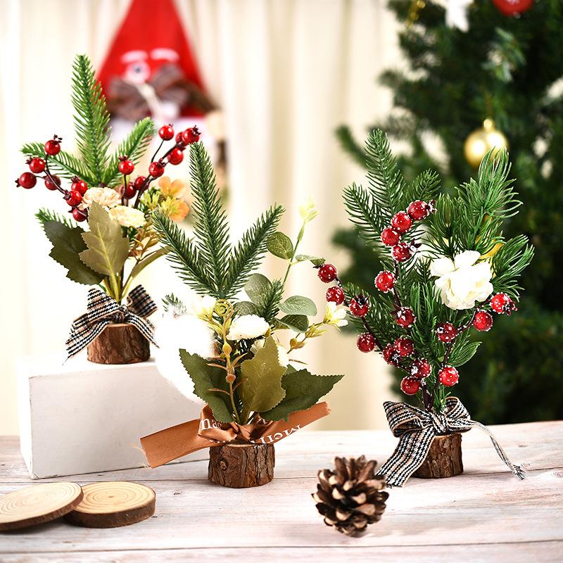 christmas tree decorative small ornaments window mini christmas tree gift christmas desktop small christmas tree decorations