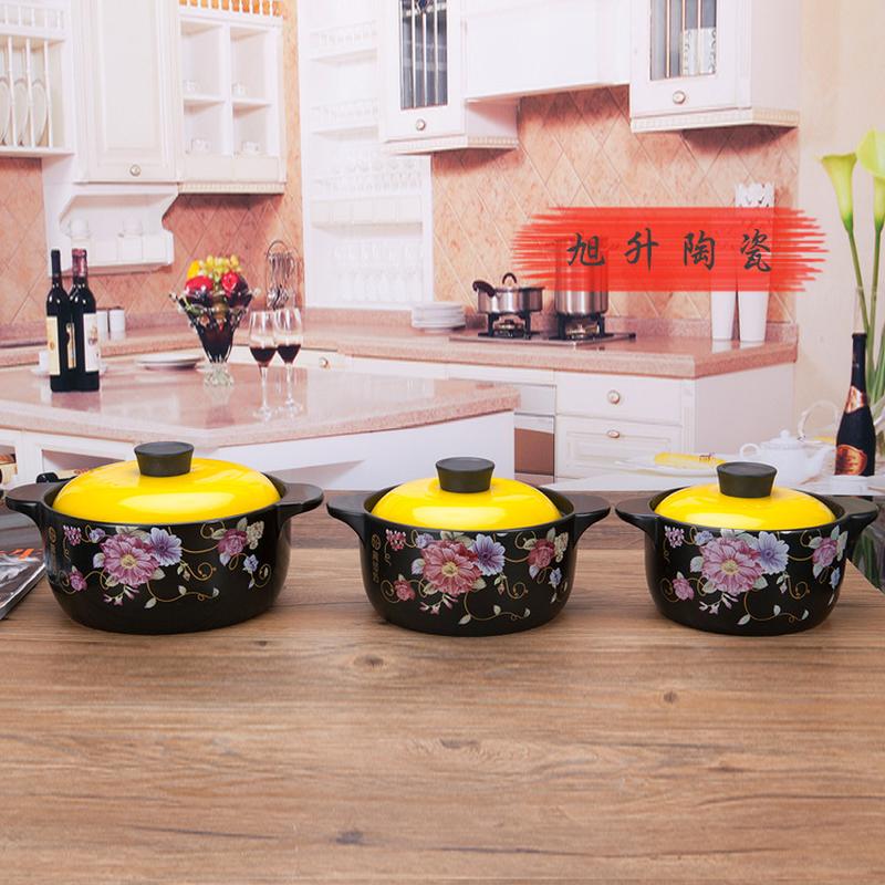 jingdezhen ceramic pot ceramic pot high temperature ceramic shallow pot braised chicken m rice cookers shallow small casserole pot stone pot