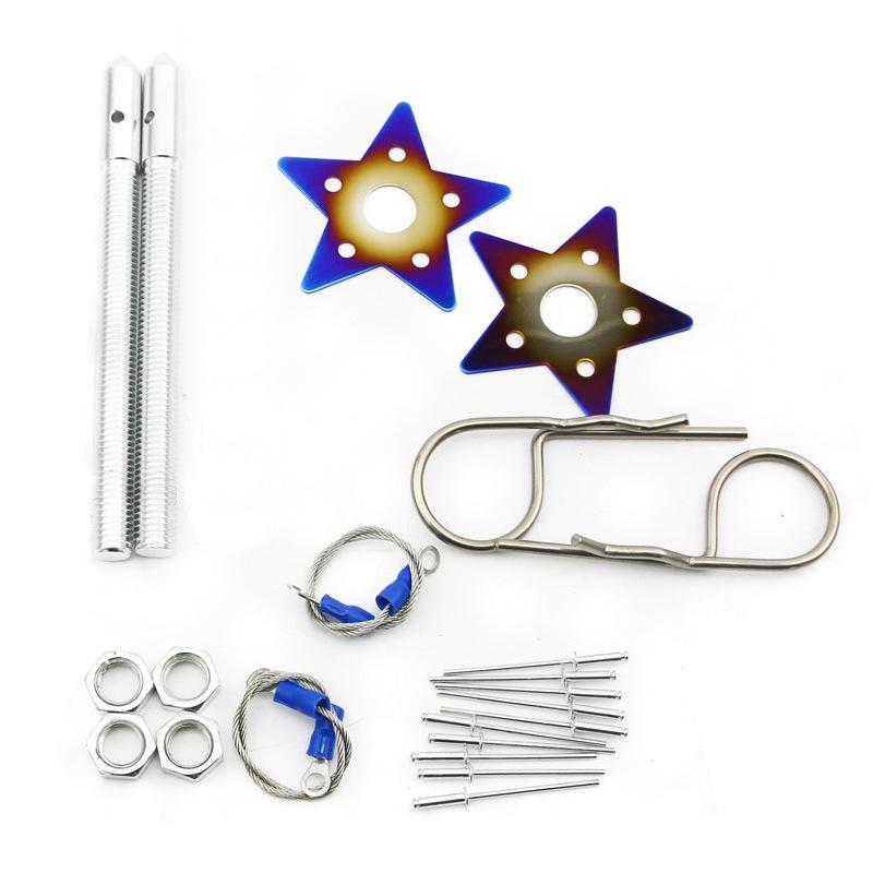 Car Modification Model XINGX Racing Car Oil Filter Cap Cabin Head Cover Lock Hood Lock Engine Cover Lock Baking Blue