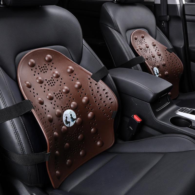 Automotive Waist Cushion Car Office Seating Hy Cushion Summer Car Cushion Lumbar Support Breathable Double-Piece Cushion