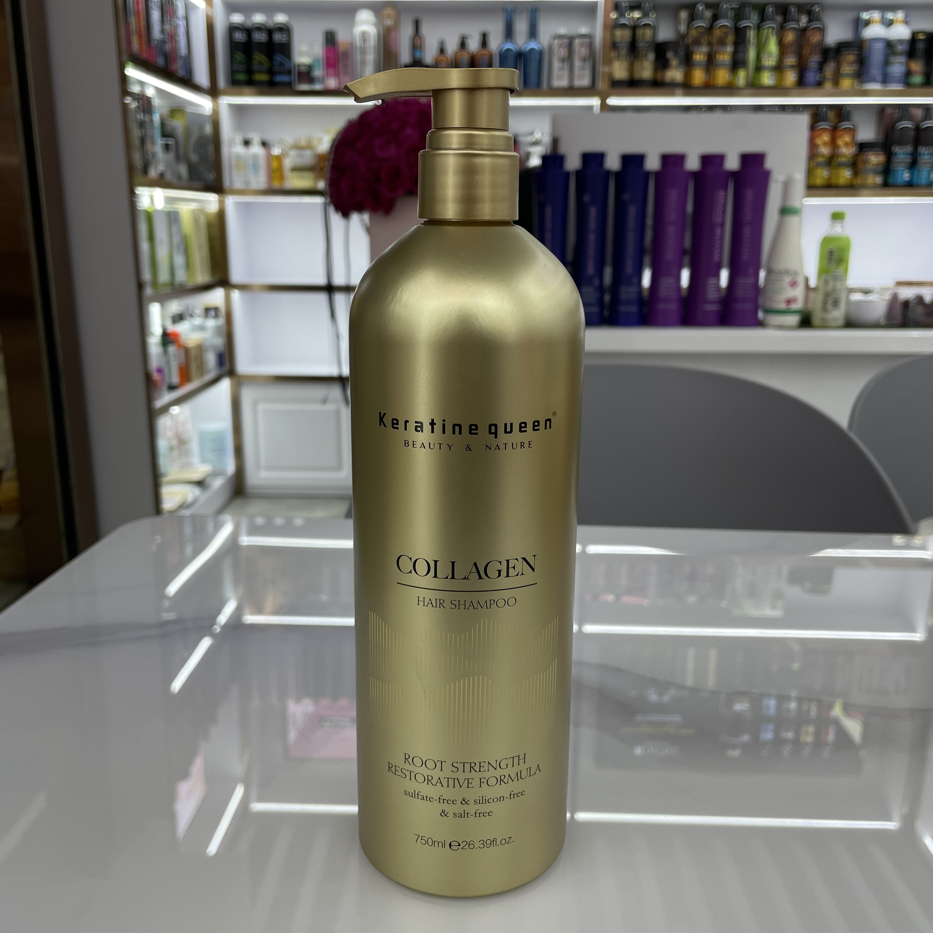 Keratine queen collagenchampú acondicionador máscara alisadora aceites esenciales - 3