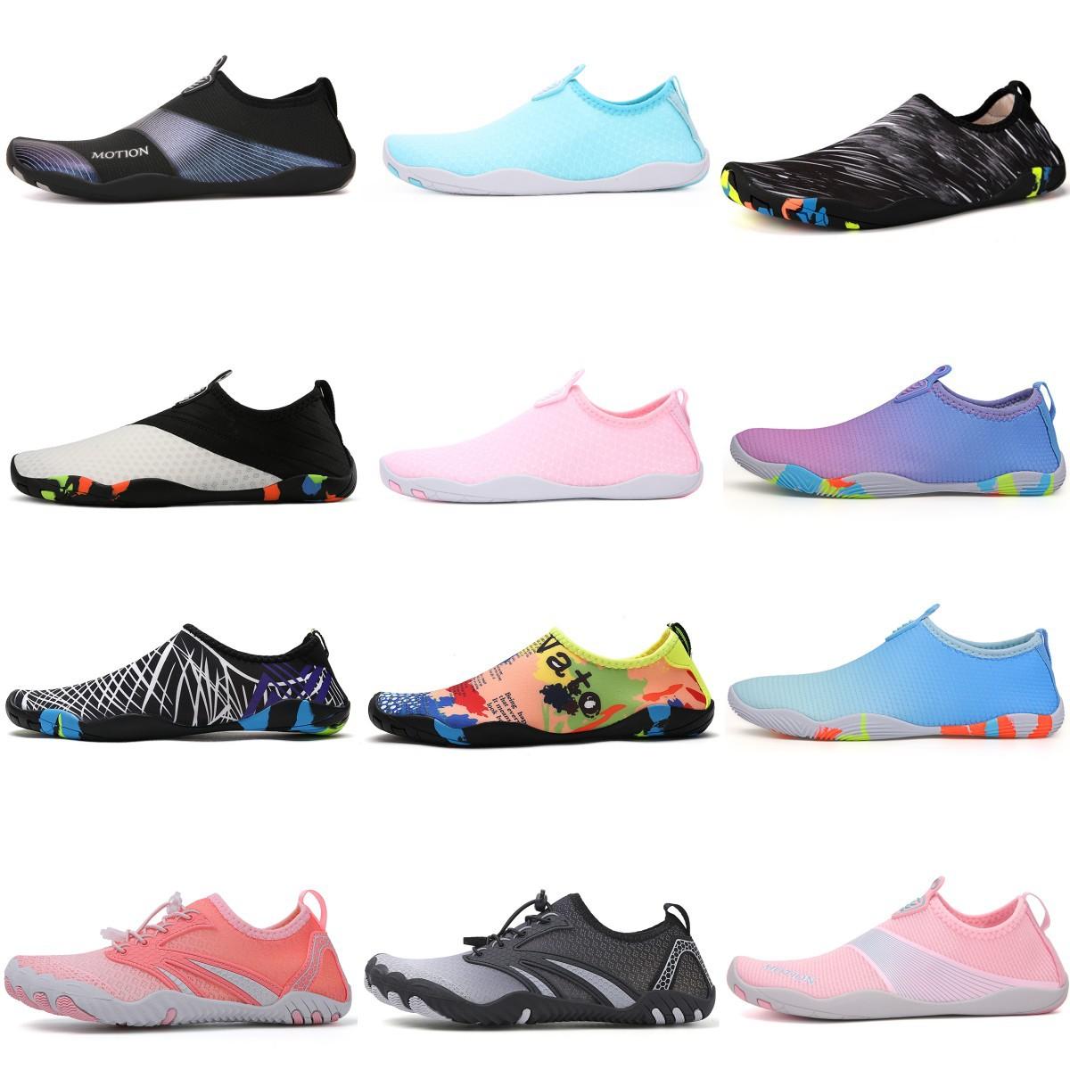 outdoor stream trekking shoes fivefingers wading shoes beach shoes men's and women's soft bottom swimming shoes indoor fitness running yoga shoes