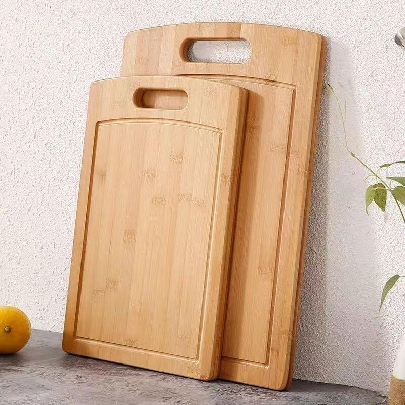Bamboo Chopping Board Chopping Board Kitchen Large Solid Wood Cutting Board Cutting Board with Drain Sink Thickened Solid Wood Bamboo Wood Board