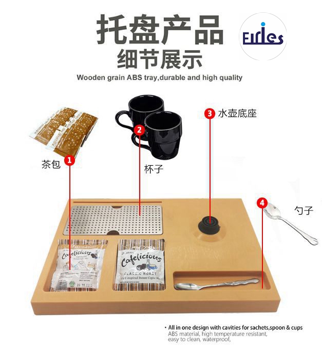 电热水壶简约宾馆酒店烧水壶电热水壶套装食品级304不锈钢电水壶详情3