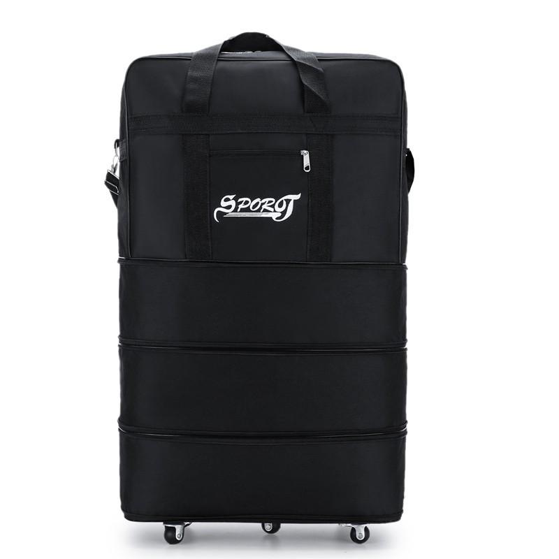 air consignment bag oxford luggage bag large capacity moving travel bag lengthened with wheels foldable and convenient travel bag